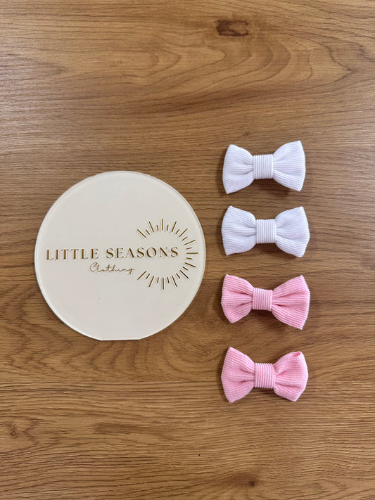 ‘Pop of Pink’ Bow Set