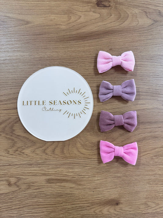 ‘Pretty in Pink’ Bow Set